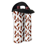 Cola Pattern Print Double Neoprene Wine Tote