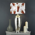 Cola Pattern Print Drum Lamp Shade