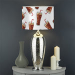 Cola Pattern Print Drum Lamp Shade