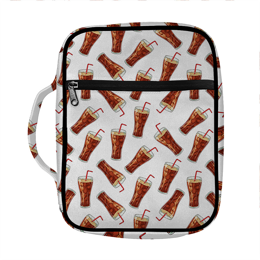 Cola Pattern Print Front Pocket Bible Bag