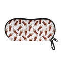 Cola Pattern Print Glasses Case