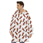 Cola Pattern Print Hoodie Blanket