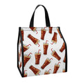 Cola Pattern Print Insulated Lunch Tote