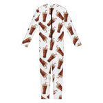 Cola Pattern Print Jumpsuit