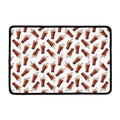 Cola Pattern Print Kitchen Mat