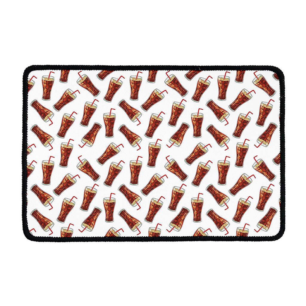 Cola Pattern Print Kitchen Mat