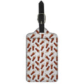 Cola Pattern Print Luggage Tag