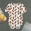 Cola Pattern Print Men's Bodysuit