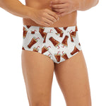 Cola Pattern Print Men's Briefs