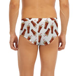 Cola Pattern Print Men's Briefs