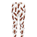Cola Pattern Print Men's Leggings