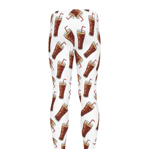 Cola Pattern Print Men's leggings