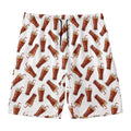 Cola Pattern Print Men's Swim Trunks