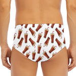 Cola Pattern Print Men's Triangle Swim Briefs