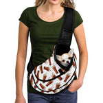 Cola Pattern Print Pet Sling Carrier