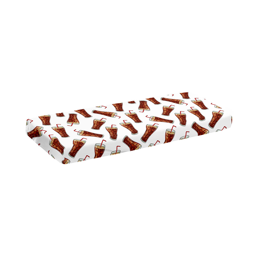 Cola Pattern Print Piano Keyboard Cover