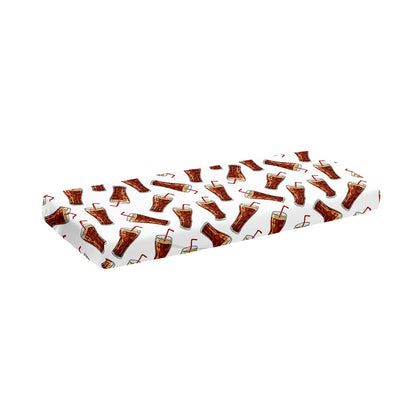 Cola Pattern Print Piano Keyboard Cover