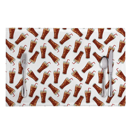 Cola Pattern Print Placemat