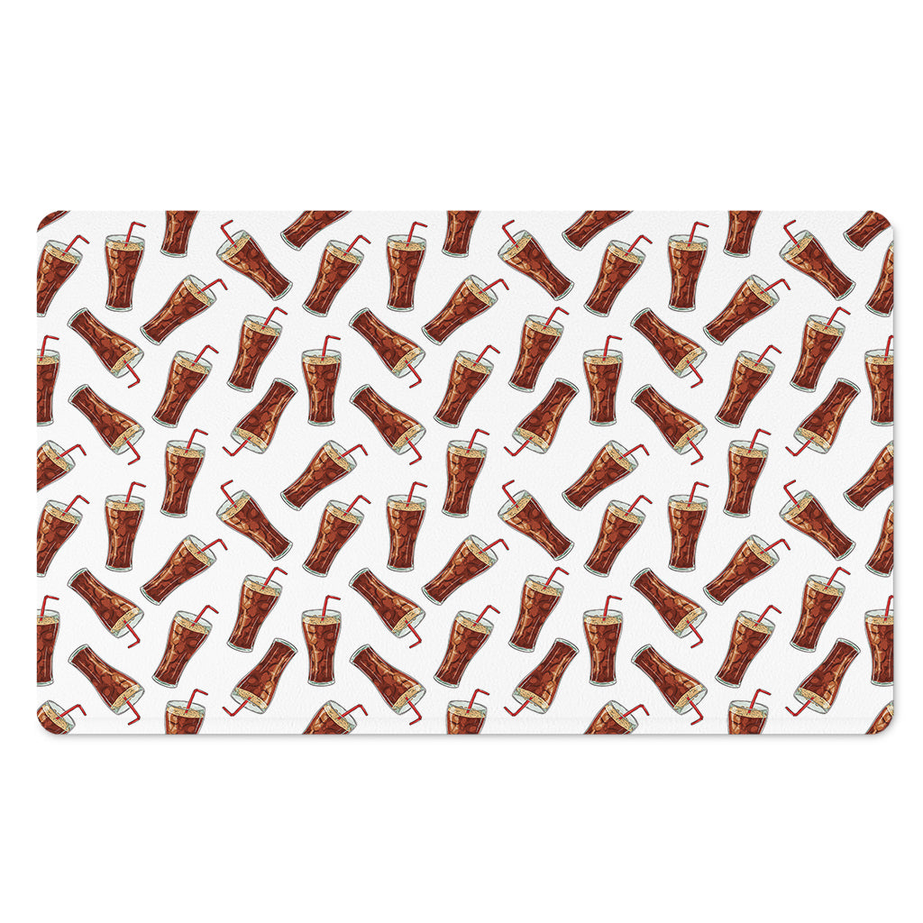 Cola Pattern Print Polyester Doormat