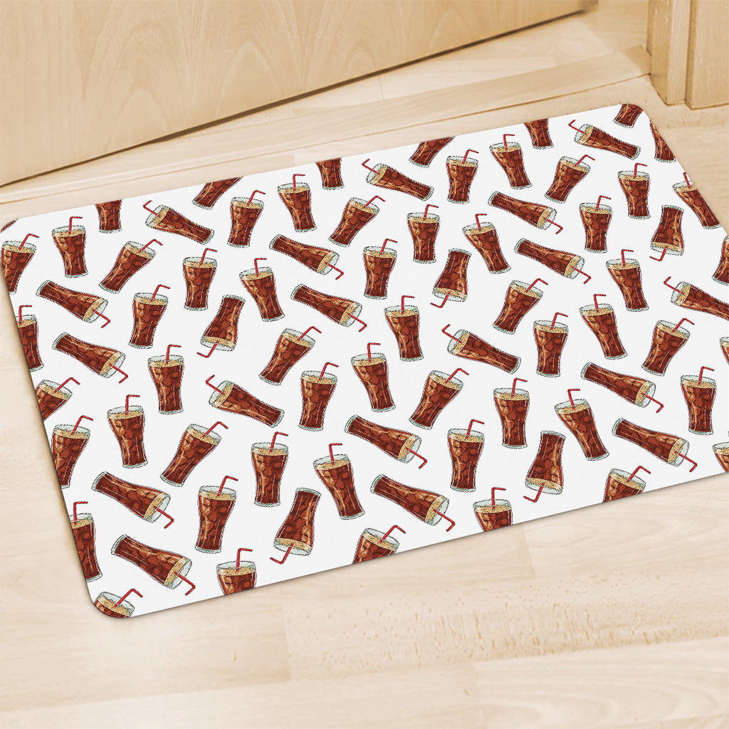 Cola Pattern Print Polyester Doormat