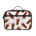 Cola Pattern Print Portable Lunch Bag