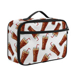 Cola Pattern Print Portable Lunch Bag