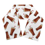 Cola Pattern Print Scarf