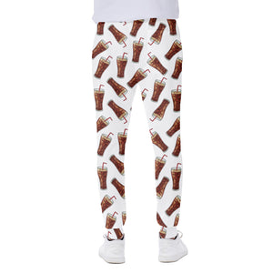 Cola Pattern Print Scuba Joggers