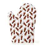 Cola Pattern Print Single Oven Mitt