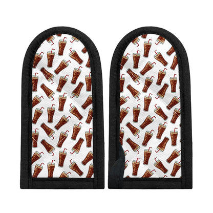 Cola Pattern Print Skillet Handle Cover