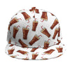 Cola Pattern Print Snapback Cap