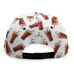 Cola Pattern Print Snapback Cap