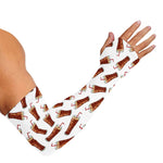 Cola Pattern Print Sun Protection Arm Sleeves