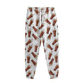 Cola Pattern Print Sweatpants