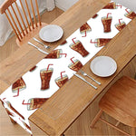 Cola Pattern Print Table Runner