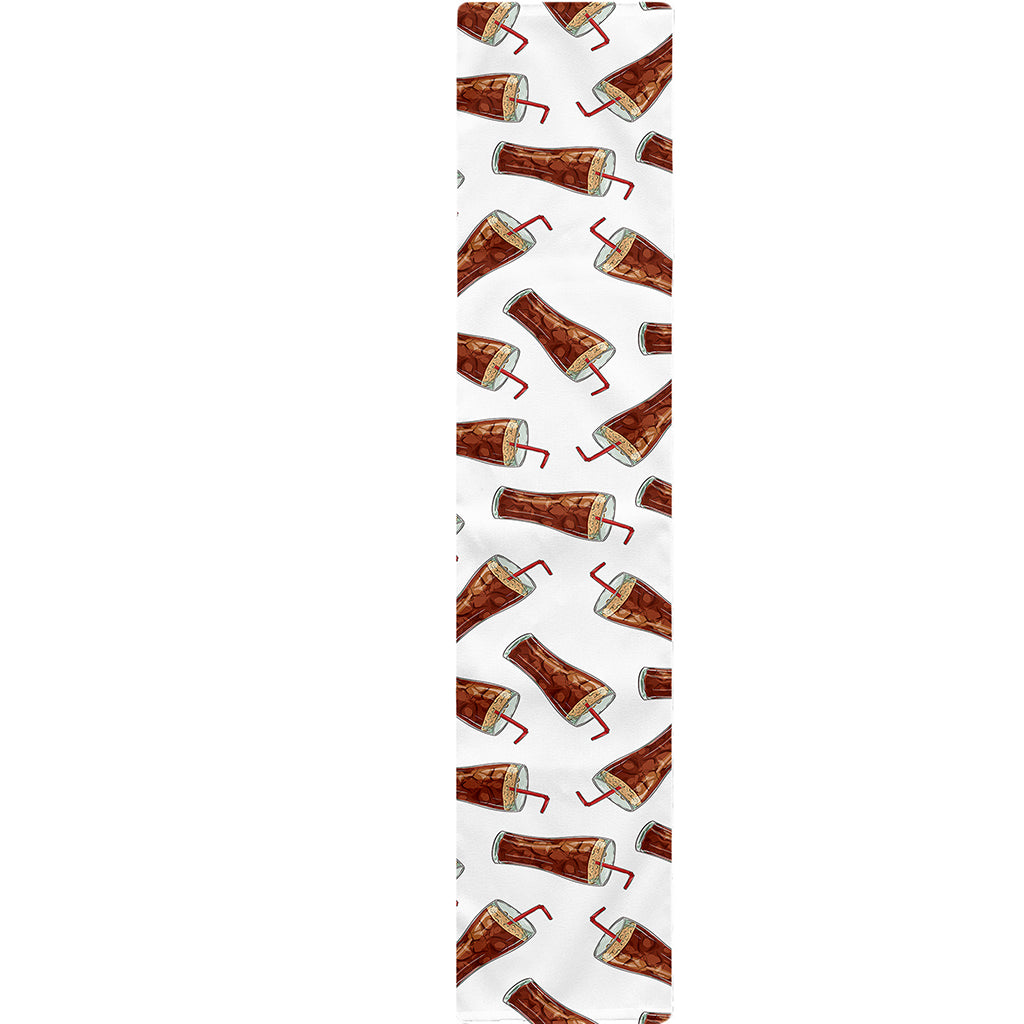 Cola Pattern Print Table Runner