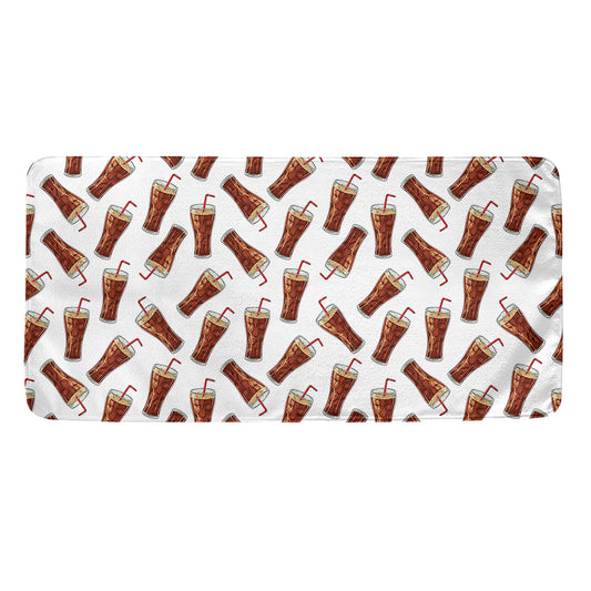 Cola Pattern Print Towel