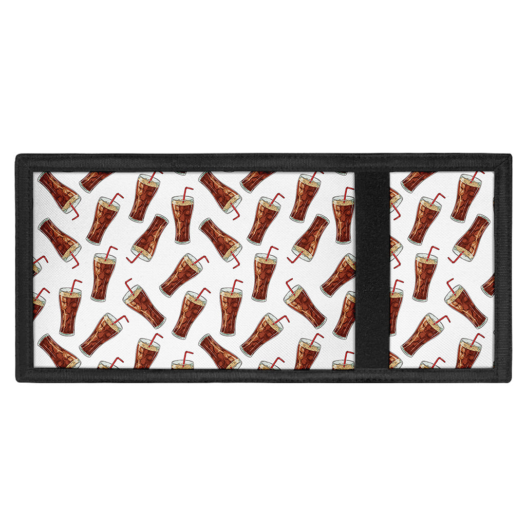 Cola Pattern Print Trifold Wallet