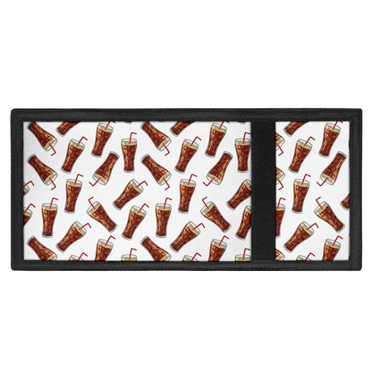 Cola Pattern Print Trifold Wallet
