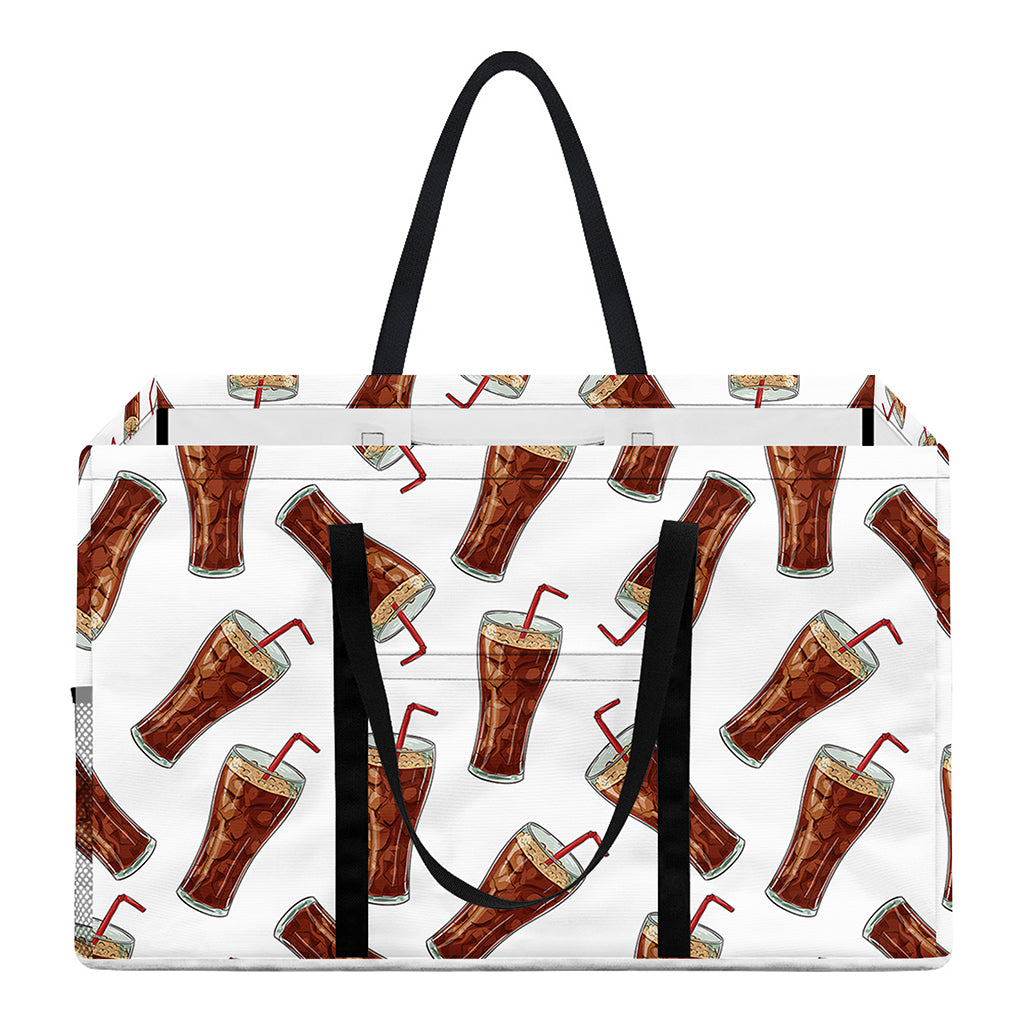 Cola Pattern Print Utility Tote Bag