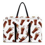 Cola Pattern Print Utility Tote Bag
