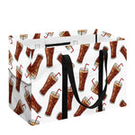 Cola Pattern Print Utility Tote Bag