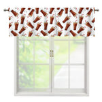 Cola Pattern Print Window Valance