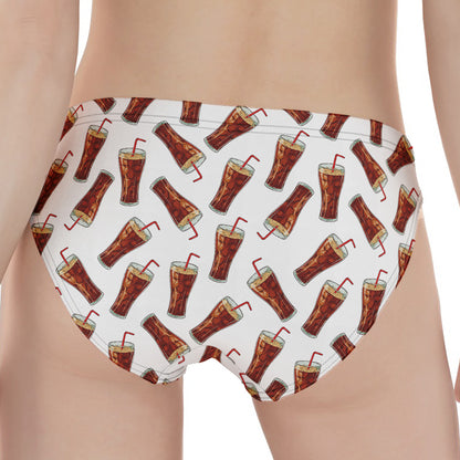 Cola Pattern Print Women's Panties