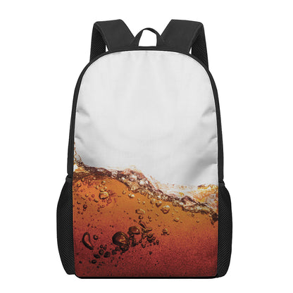 Cola Print 17 Inch Backpack