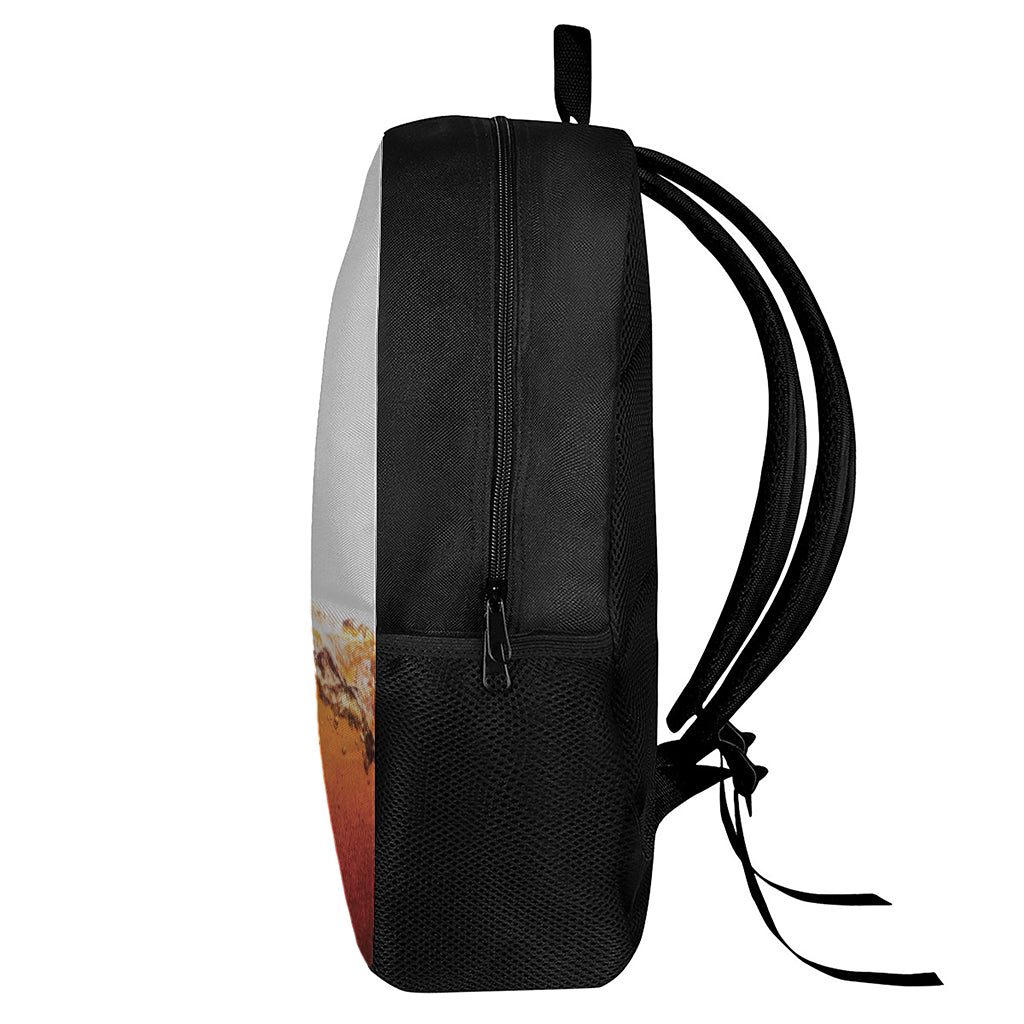 Cola Print 17 Inch Backpack