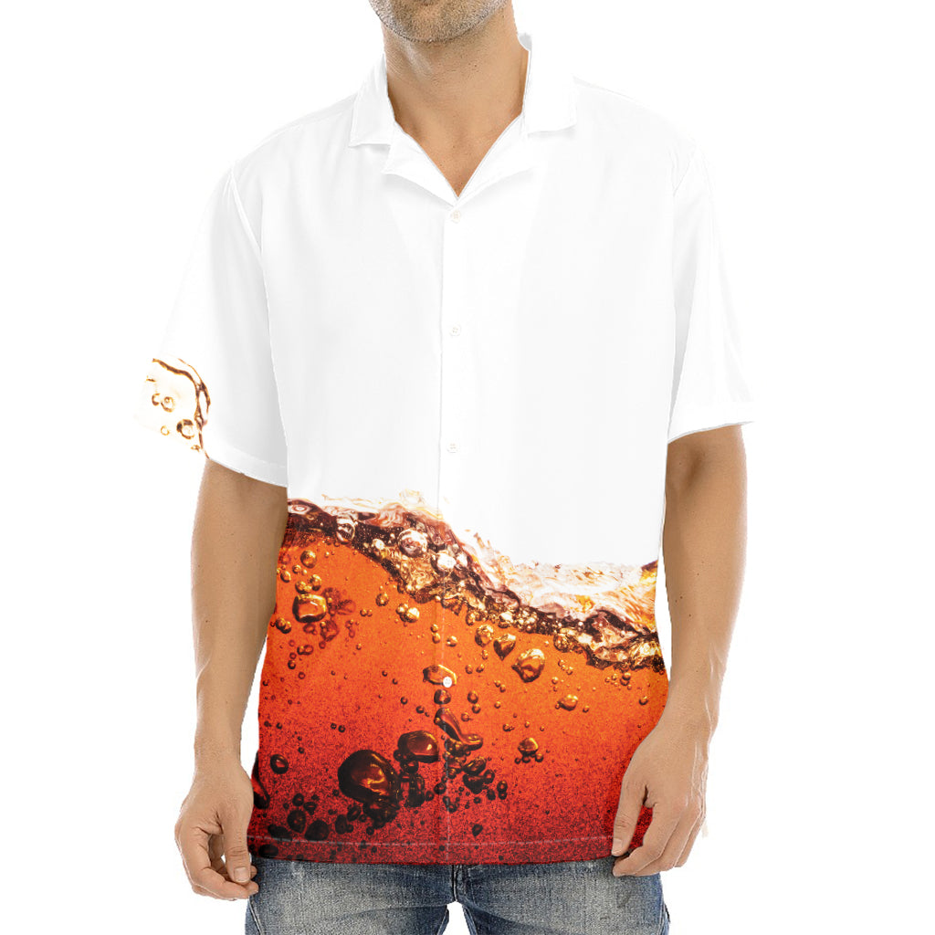 Cola Print Aloha Shirt