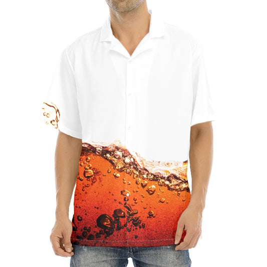 Cola Print Aloha Shirt
