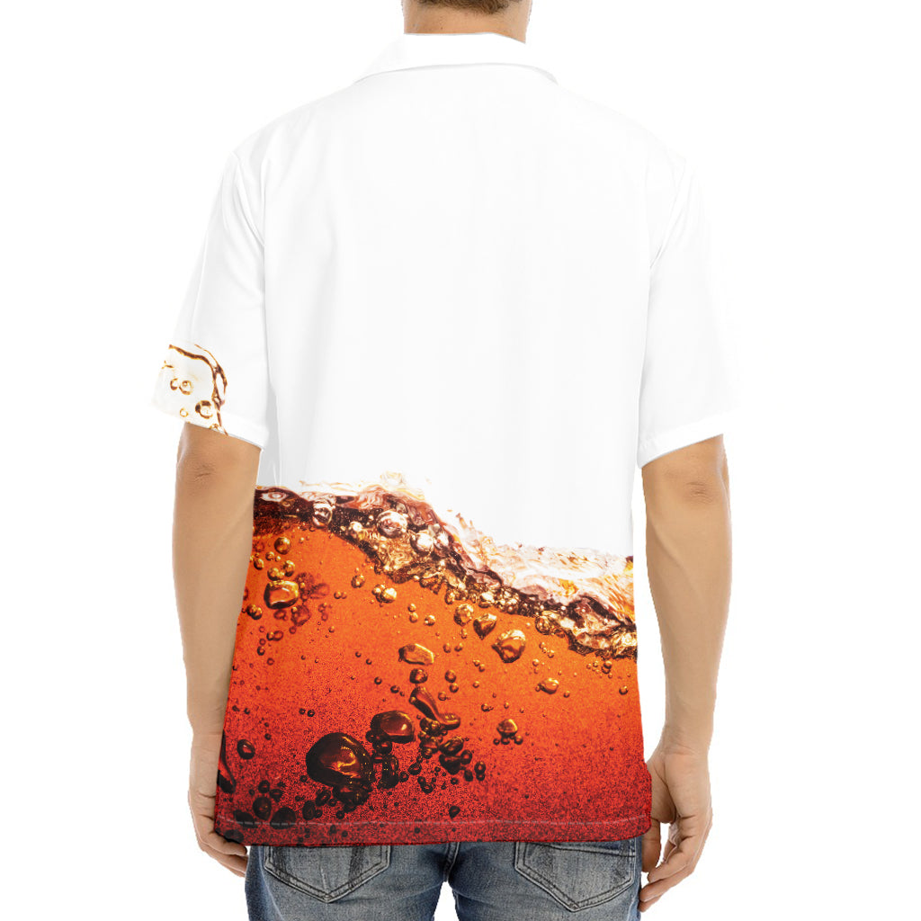 Cola Print Aloha Shirt