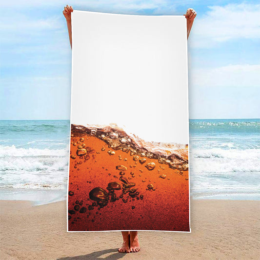 Cola Print Beach Towel